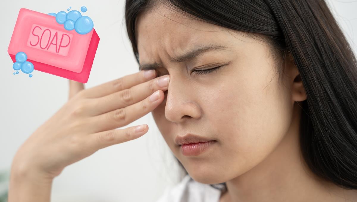 Paso a paso: qué hacer si te entró agua con jabón en el ojo